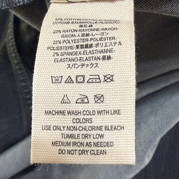 Free people black denim long sleeve dress with pockets size medium - Picture 12 of 12